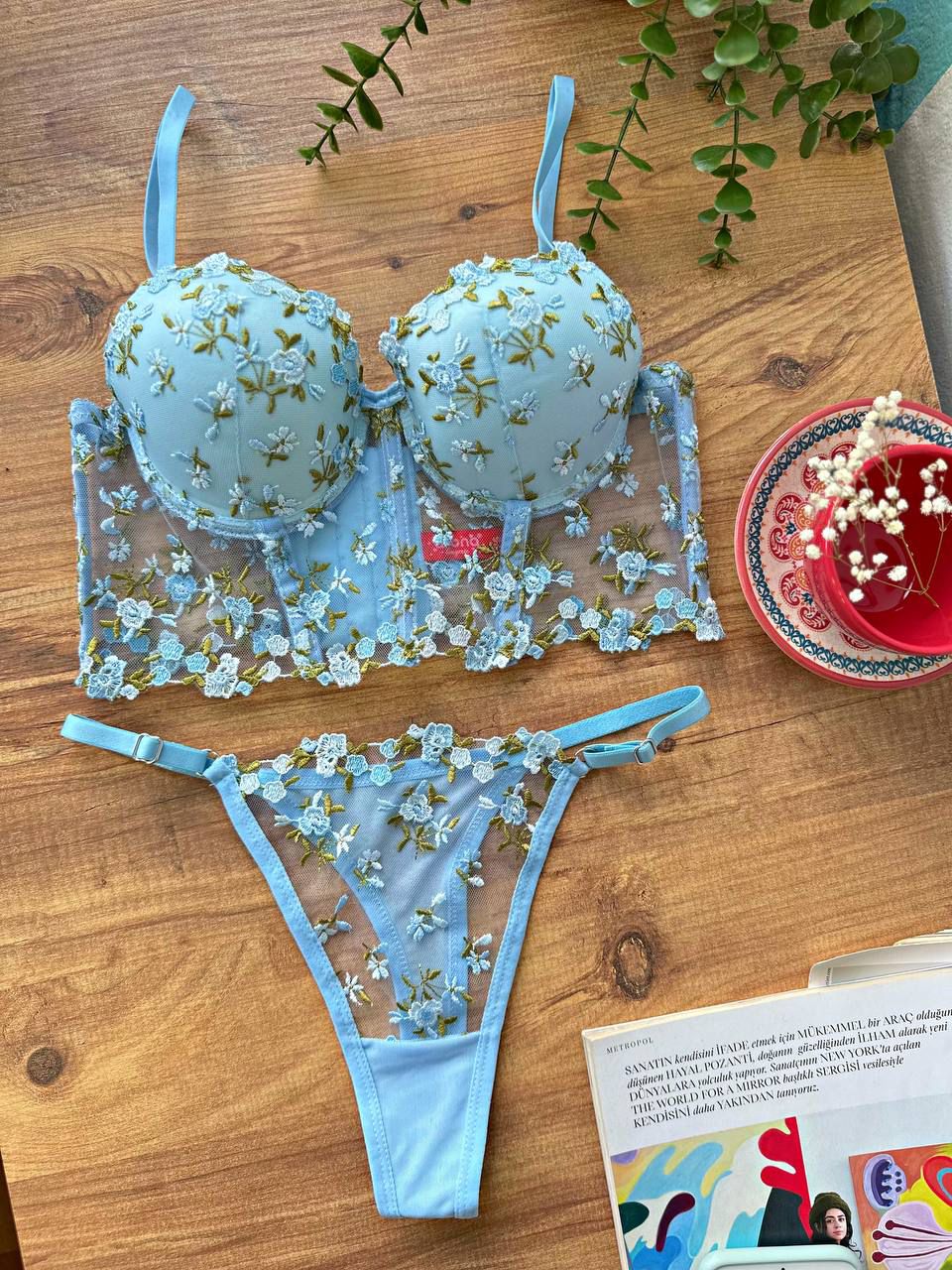 Çıtır Mavi Bralet